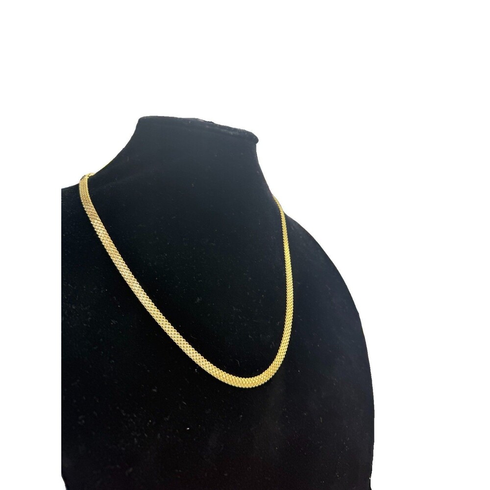 18k Gold Bismark Chain 24” 15 Grams 6mm 750 Italy